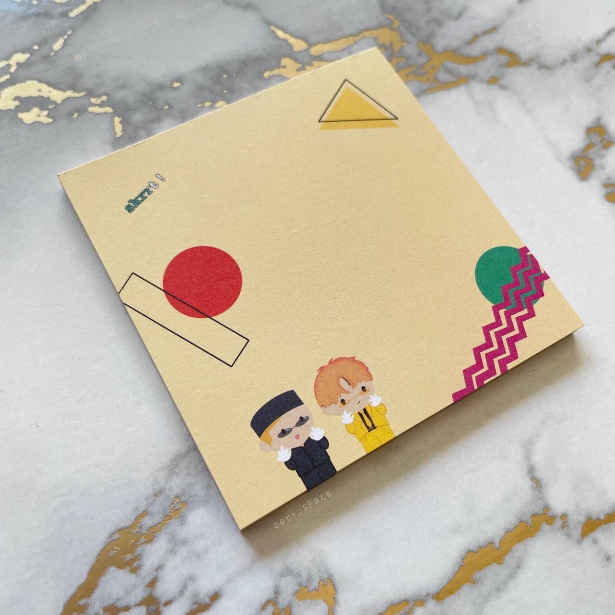 oori_space's tweet photo. New item for the shop! 

Ongshimi memo pads 😎 The design is inspired by Minhyuk’s stage during tour!

#monstax #monbebe #kpopmemopad #minhyuk #민혁 #ongshimi #옹심이 https://t.co/w6cRDo0fQk