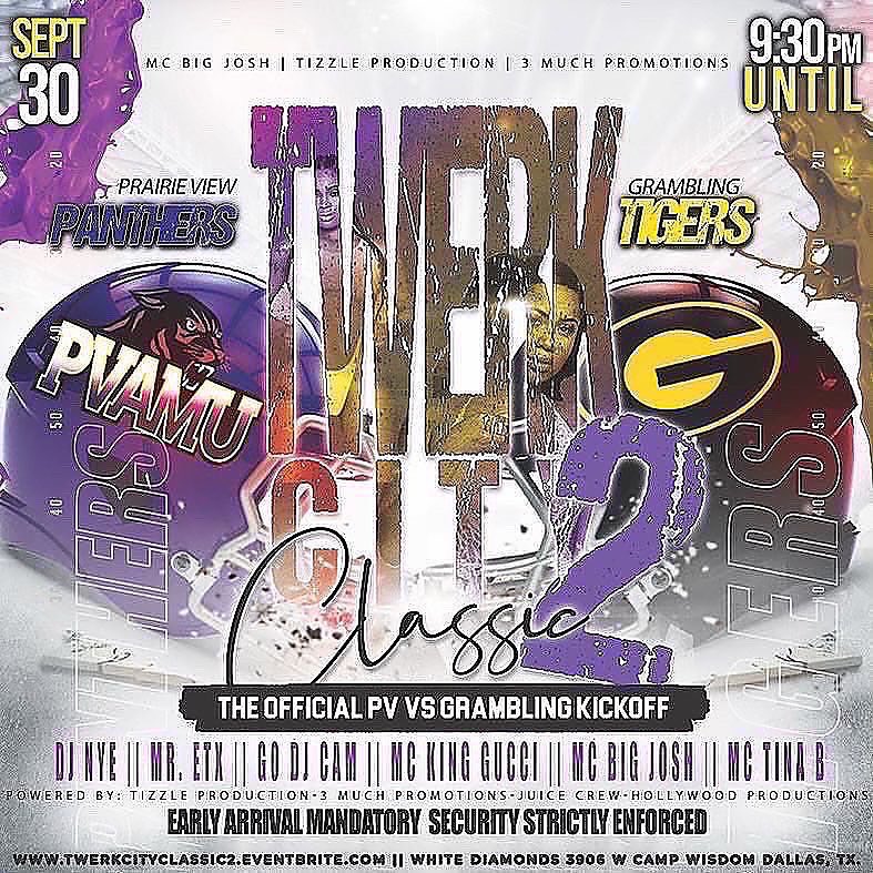 We back with part two!!!! If you was at pt 1 last year so you already know we going up fsfs!! So I’ll see y’all sept 30th!!! 

#Twerkcityclassic2