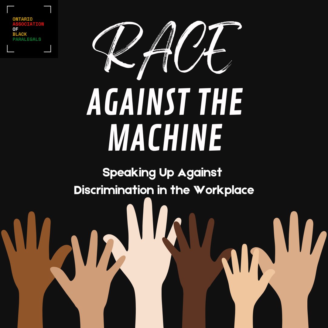 Allies: get used to standing out against the crowd. Be willing to push back against the machine that has dictated how BIPOC individuals live &amp; work in Canada. It won’t be easy or always feel good. But change is as uncomfortable as it is inevitable. 

More: oabp.org/post/race-agai…