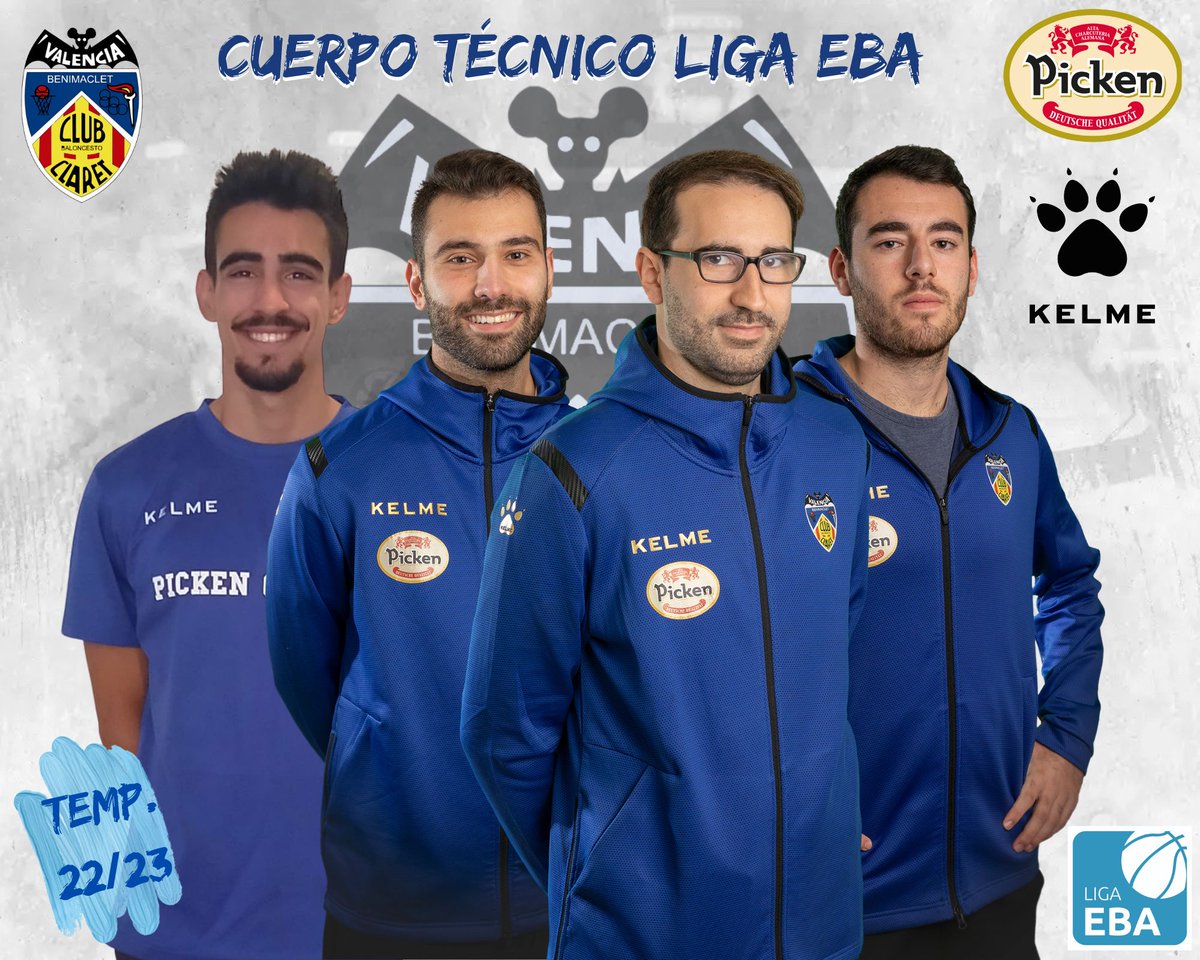 CBClaret's tweet photo. Definido el cuerpo técnico del equipo masculino, que competirá en EBA:
Ent: Pablo Anchel
Ent Ayte: Álvaro Sánchez
Ent Ayte: Carlos Estarlich
PF: Juan Rodríguez 
Fisio: Clinica Sinergia
#GoPickenClaret #OrgulloAmarillo https://t.co/1fm7pLpR6C