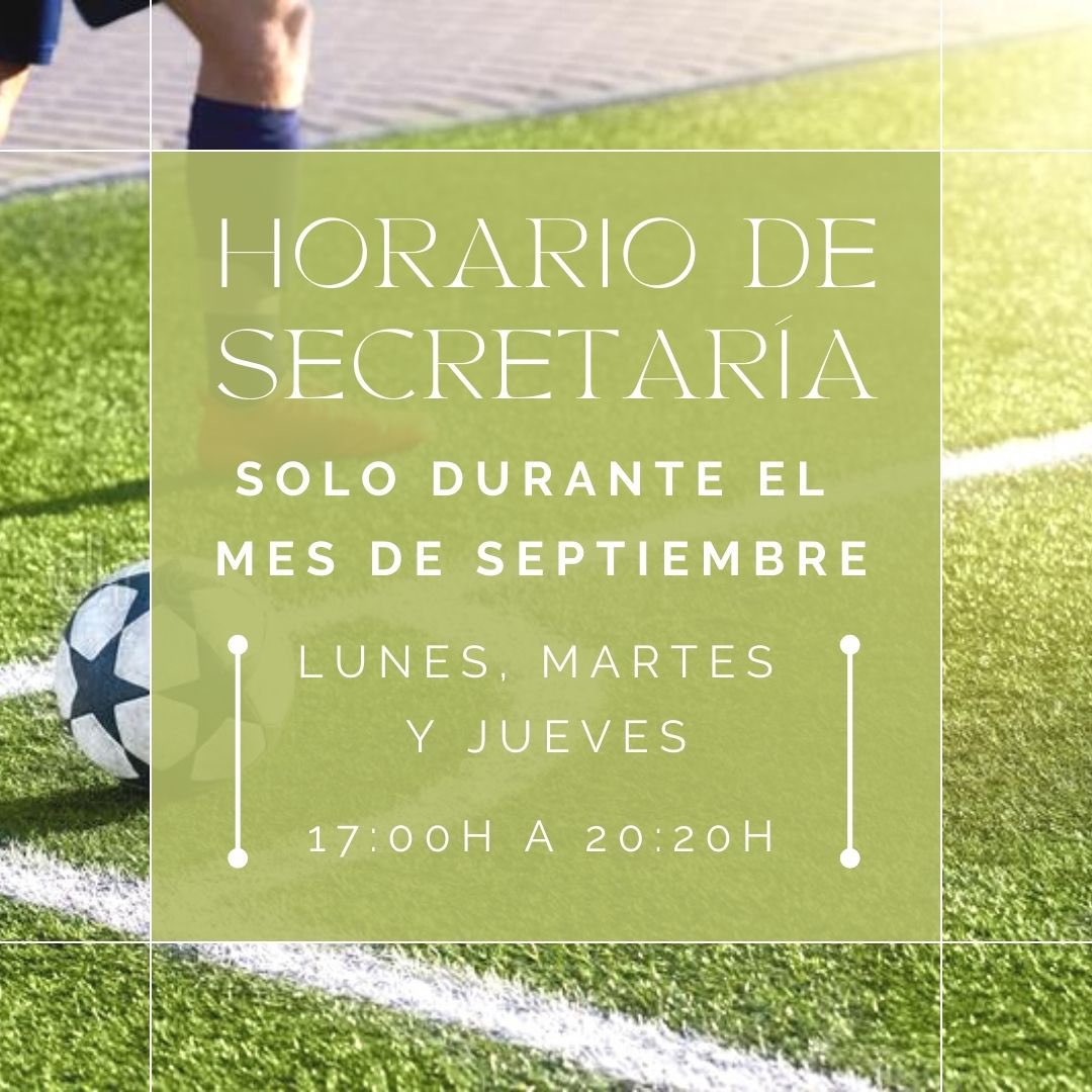 CFLLICADEVALL0's tweet photo. Horario de secretaría durante el mes de septiembre❗️

Lunes, martes y jueves de 17:00h a 20:20h https://t.co/LaRHilPWhT
