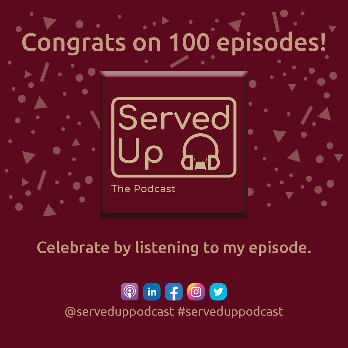 Kyle N. McHugh (@kyleboozehound) on Twitter photo Congrats @ServedUpPodcast on your 100th Episode dropping today! I was lucky to be #17 - check in out in my biolink! Cheers <a href="/bamarketfresh/">Bridget Albert</a> & Julie Milroy!
#serveduppodcast #SGWS Congrats @ServedUpPodcast on your 100th Episode dropping today! I was lucky to be #17 - check in out in my biolink! Cheers <a href="/bamarketfresh/">Bridget Albert</a> & Julie Milroy!
#serveduppodcast #SGWS