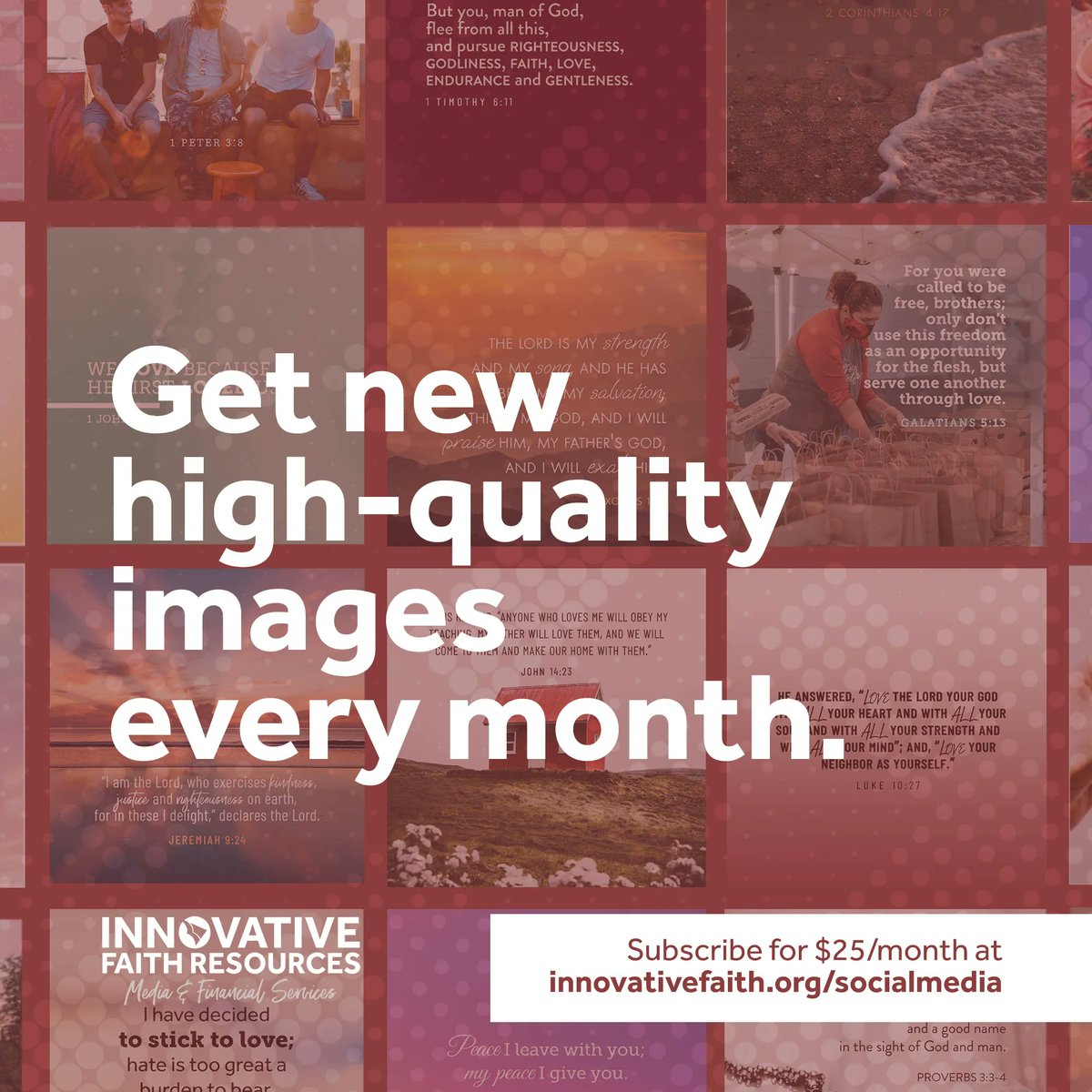 InnovativeFaith's tweet photo. Social Media has revolutionized the world. That's an understatement! But we know it can be difficult to keep up with the changing times. Innovative Faith Resources can help make sure you have an active and healthy Social Media presence. To learn more visit https://t.co/GyLHSruCPk https://t.co/W6G7fMwm07