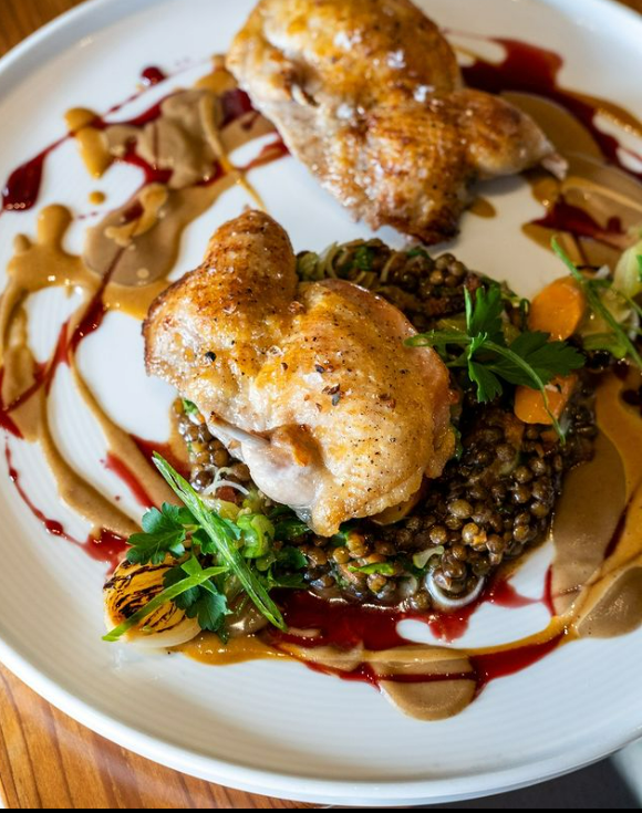 EatGuideNapa's tweet photo. Food is not just eating energy. Itโs an experience. ๐ฒ
Try something new with this Qual Dish at @torcnapa.โ ๐
๐๐ธ@torcnapa ๐ฒ
#TheEatGuide #quail #finedining #TORCNapa #visitnapa #visitnapavalley #napavalleylife #VisitCalifornia #CALove #CaliforniaNow #NapaValley #Napa https://t.co/cm5xXJabNQ
