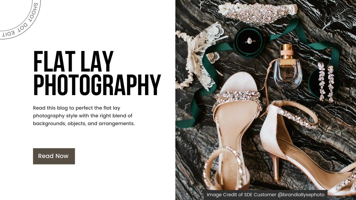 In this blog, we offer you some flat lay photography tips and inspiration to help you photograph wedding details.

👉 shootdotedit.com/blogs/news/fla…

#FlatLayPhotography #FlatLayPhotographyTips #FlatLayPhotographyInspiration #WeddingDetailPhotography #WeddingPhotography #ShootDotEdit