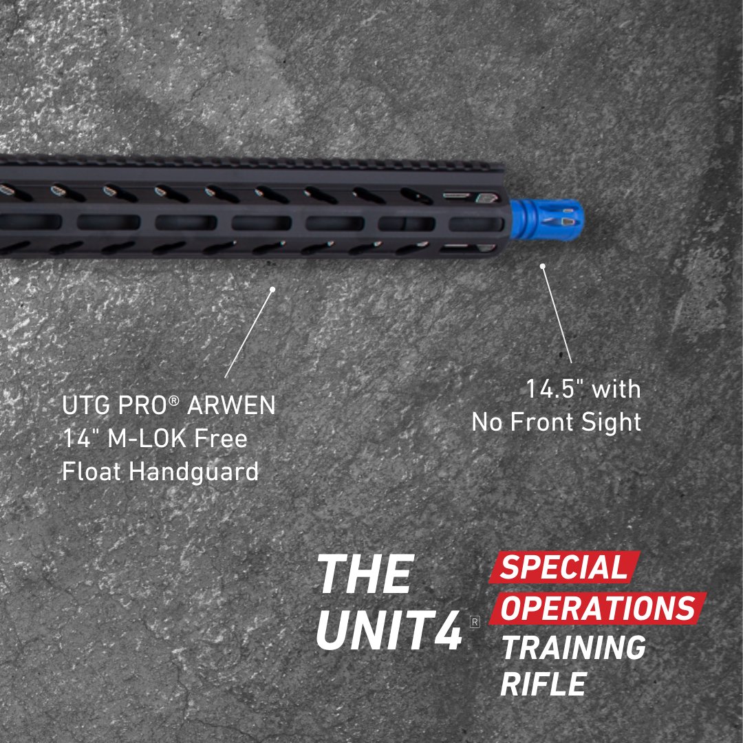 _unitsolutions's tweet image. For all training opportunities and day-to-day training, we recommend our 14.5-inch Spec Ops Training Rifle.

➡️Made in the USA
➡️Identical to an M4 service weapon
➡️In use by the U.S. DOD and Law Enforcement Professionals
➡️30-Day Money-back Guarantee

#unitsolutions