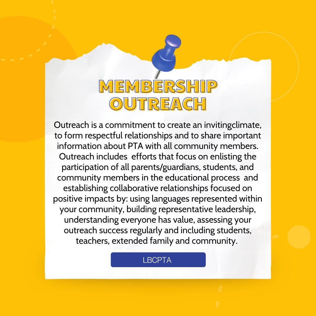 Today's tiny training is about your membership outreach! Inclusion in our words/actions and languages is important. #MembershipMonday #TinyTrainings <a href="/33rdPTA/">California's 33rd District PTA</a> <a href="/CaliforniaPTA/">CaliforniaPTA</a> <a href="/NationalPTA/">NationalPTA</a> #inclusion #outreach