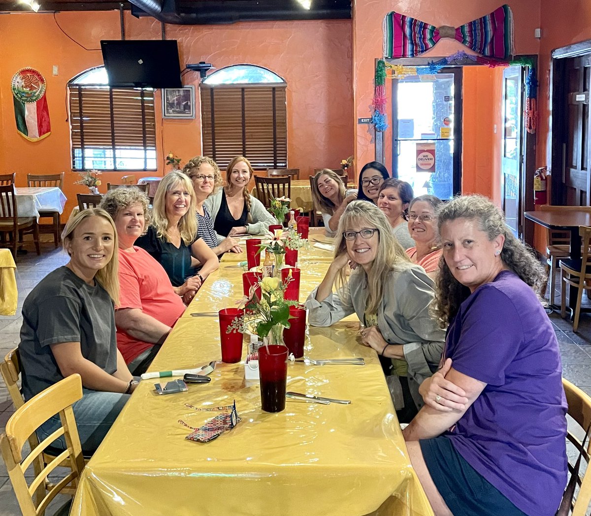 SoudyLanguages's tweet photo. World Language Department lunch - excited for the school year to start! https://t.co/InfATauCQb