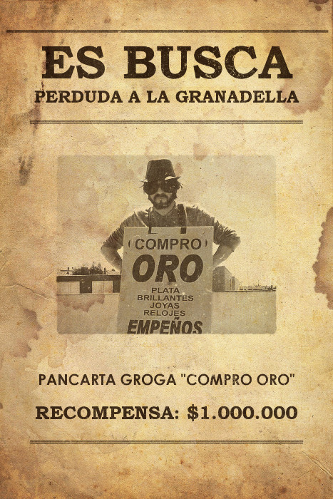 Biflats's tweet photo. 1- Foto final del concert al @FestivalGranade, gràcies!! ❤👹

2- Algun seguidor fanàtic, o més probable, bromista, es va apropiar de la pancarta #ComproOro, demanem ajuda per recuperar-la 😱🤞 

3- Pròxima presentació de #Fanfarrona el 09/09 a Olot, a les #FestesdelTura 🎺💥 https://t.co/mFv1fieHpX