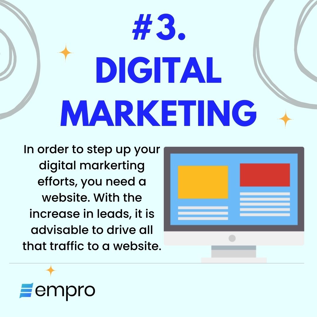 empro_hq's tweet image. So you have successfully run your business without a website, do you really need one?

These are the 3 major reasons why you need a website:

#1. Credibility

#2. Organic Traffic

# Digital Marketing

Contact us for your SEO-optimized website.

Have a great week.

#empro #website