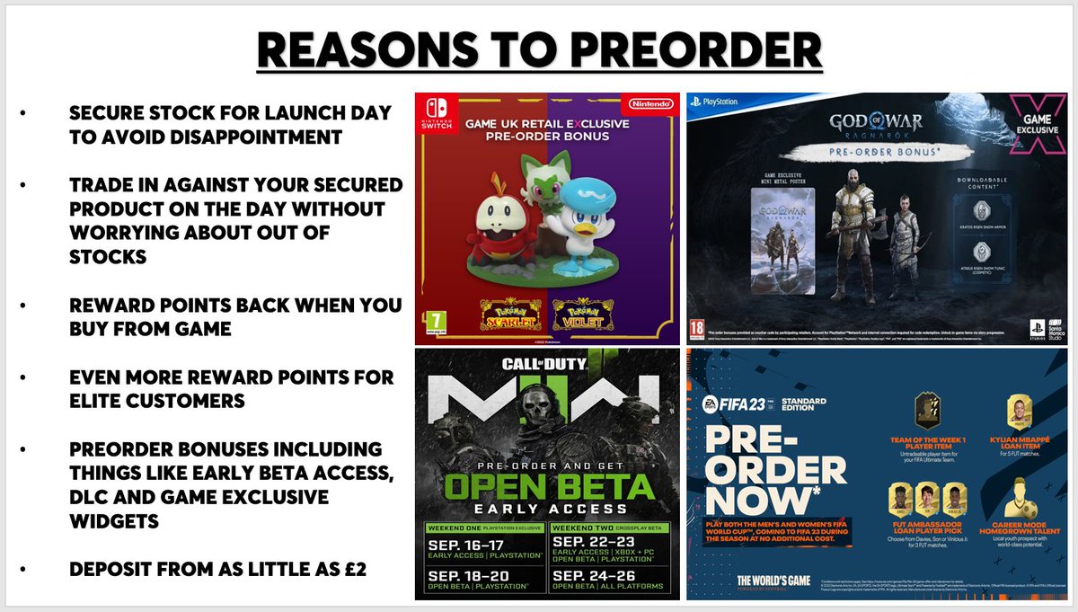 GAMEMancHOF's tweet photo. Preordering the game you want is the smartest decision you could make (for the low price of £2). https://t.co/GQTxY8C7ko