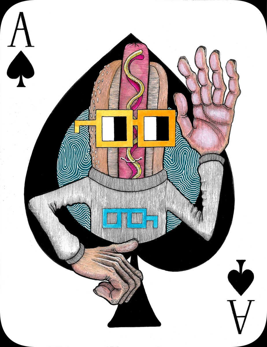 _Artxie_'s tweet photo. ♠♥ ⌐◨-◨ ♦♣
First card in our Nouns Deck by @Daniela_ilustra

Ace of Spades Inspired by Noun 178 😎
@nounsdao @nounsprophouse @BlequityDAO https://t.co/8paoFDWirq
