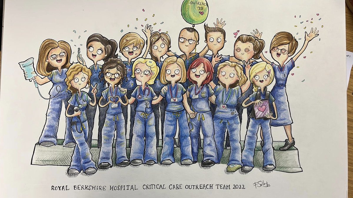 michell20403463's tweet photo. Thanks to Dr Faye Selby for this brilliant drawing of the RBNHSFT #CCORT we love it thank you!!!! https://t.co/V71pOuOWVs