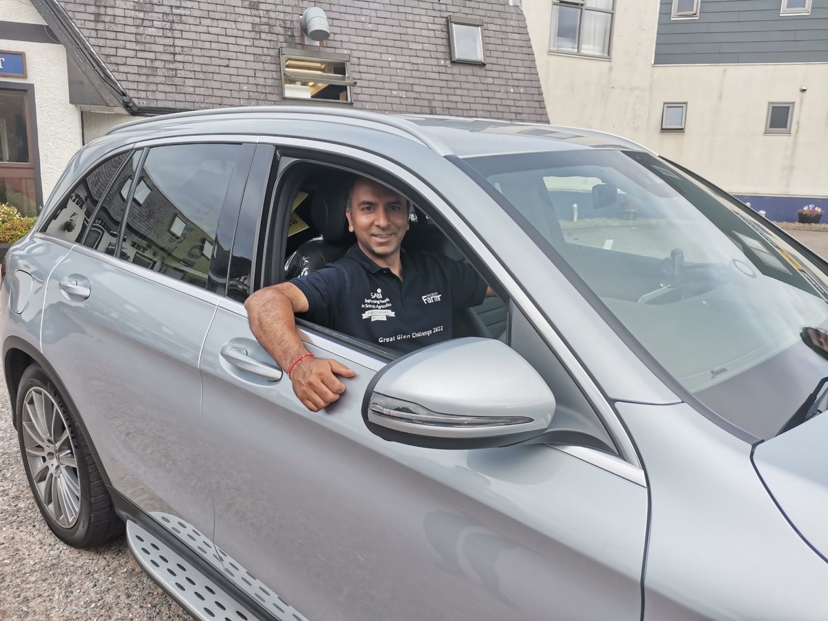 RSABI's tweet photo. Many thanks to Mercedes Benz Edinburgh who kindly provided a support vehicle for our Great Glen Challenge event on Friday - driven here by our Finance and Digital Manager Harry Seran who was coordinating the event.
#GGC22 https://t.co/fi8Qcw6k7U