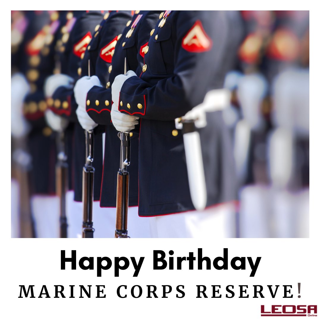 DCSLEOSA's tweet photo. Happy Birthday Marine Corps Reserve! Thank you for making us a stronger and more ready force! #USMCR #marinecorpsreservebirthday #dcsleosa https://t.co/SwsK2cWJff