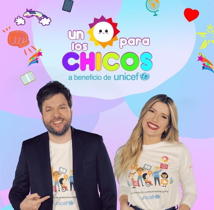 dancelaurita's tweet photo. Este sábado 03/09, se viene una nueva edición de #UnSolParaLosChicos ☀️❤️
- a beneficio de @UNICEFargentina,  transmitido por @eltreceoficial con la conducción de @laufer4 y Guido Kaczka - 🙌🏼 https://t.co/SUxJ6UHOgW