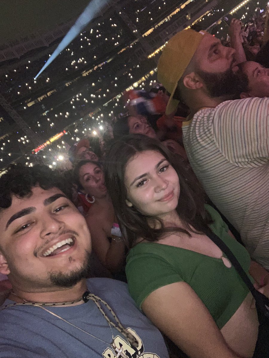 Bootlegmiguel's tweet photo. I was looking like someone’s uncle but yesterday was not bad for my first bad bunny concert:) https://t.co/vHdDlYedUP