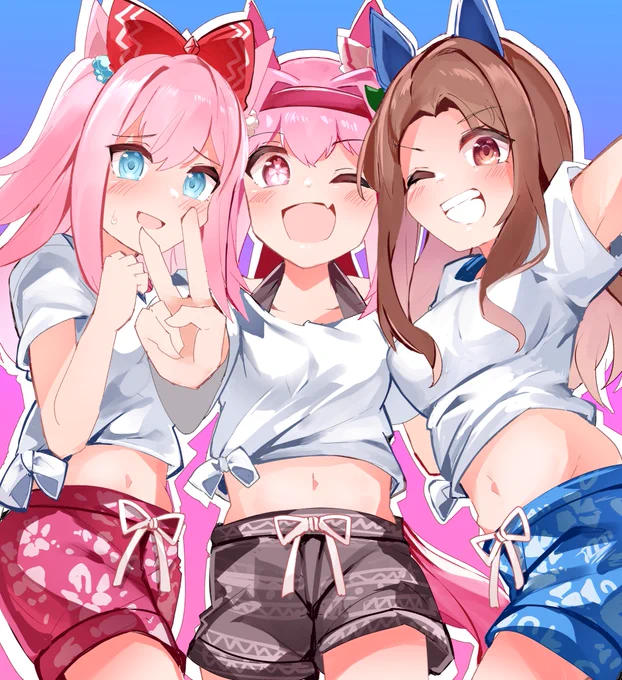 Gaze on me!衣装のありがとうサイゲ……#ウマ娘 