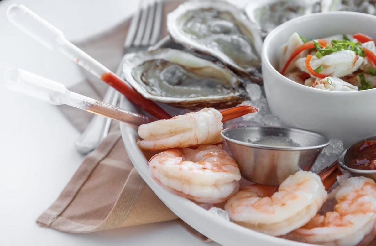 The world is your oyster when you begin with The Full Monty.

Six shrimp cocktail, six oysters, 4 oz. poke tuna, Spanish sardines with romesco, capers, and lemon.

To make a reservation, visit montereybayfishgrotto.com/reservations/, or call (412) 481-4414.