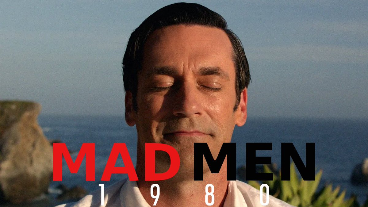 BenjaminCrew1's tweet image. I&apos;m going to put together a thread called &quot;Mad Men 1980&quot; sharing where I think all of the characters are 10 years after the series finale.
It&apos;s October 1980, let&apos;s check in on Don Draper and company.