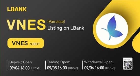 📈 [VANESSE TOKEN]

VANESSE Token Listed on LBank Exchange

vanesse token will be listed on LBank Exchange on september 05, 2022, investors who are interested in the vanesse token investment can easily buy and sell vanesse token on LBank Exchange now.