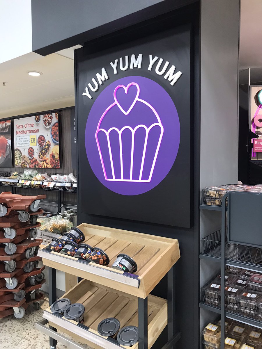 New bakery concept at Tesco. Very nice!