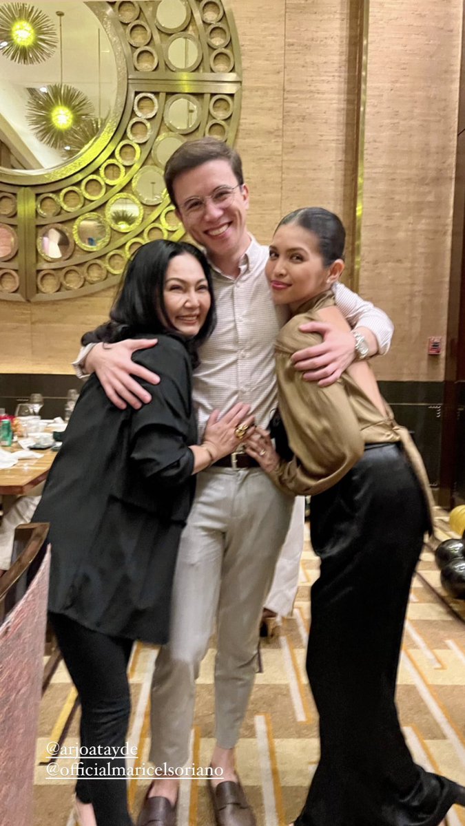 mainernimaine's tweet photo. #ArMaine with Ms. Maricel Soriano ♥️ 

@mainedcm @AtaydeArjo 
#MaineMendoza #ArjoAtayde https://t.co/UKkxRviMAE