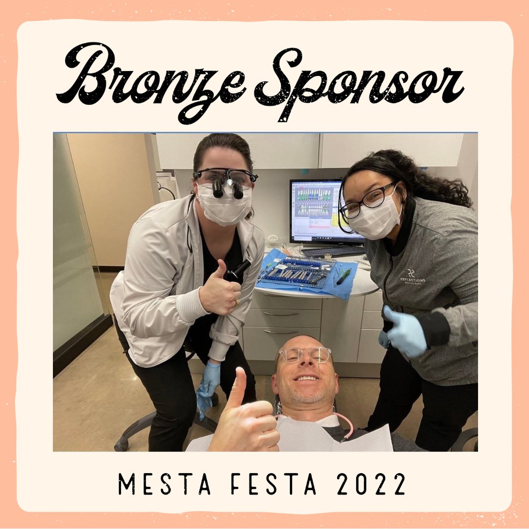 mestapark's tweet photo. Thanks Reflections Dental Care for being a Bronze Sponsor! 🦷💕 Their team is focused on bringing healthier and happier smiles to OKC! The team recognizes the importance of treating its patients with respect, compassion, and kindness. Call or book online  https://t.co/UKXYpIB795 https://t.co/JahiLC4I4V