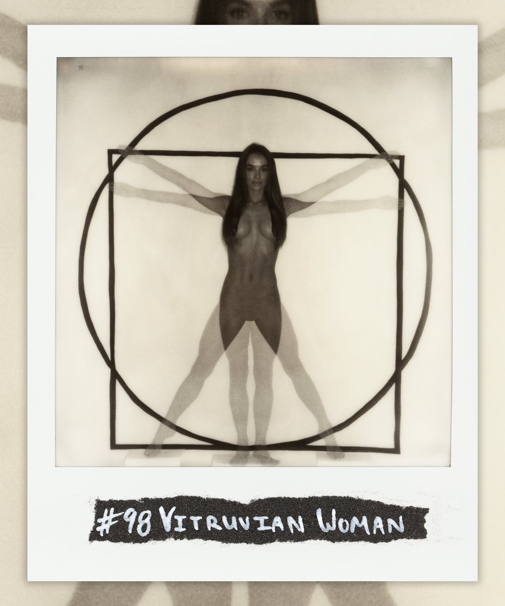 #98 Vitruvian Woman originals.com