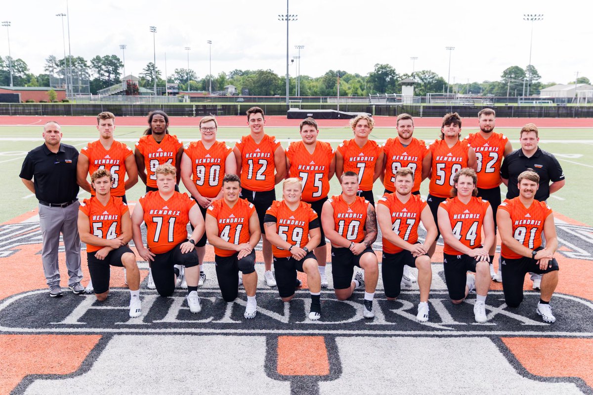 Stop the run and win games❗️
Today we bring you the Big Fellas up front on the Defensive Line. Your 2022 Hendrix Warrior #TrenchMob
<a href="/HendrixFootball/">#WeAreWarriors</a> #BlackShirts
