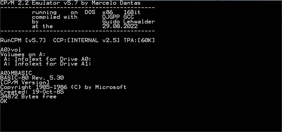 guidol70's tweet photo. #BETA #RUNCPM #DOS #16bit #CWSDPMI Extender
here under #MSDOS622
but ANSI.SYS doesnt catchup the ANSI-Sequences :( https://t.co/a4Q3OArzhe