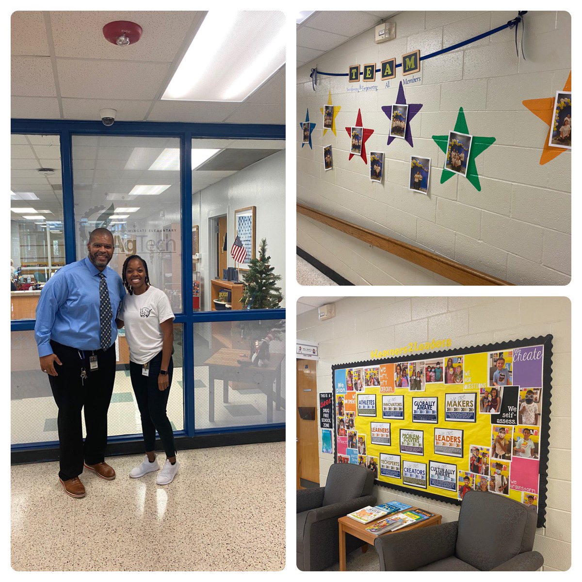 Renee_McKinnon1's tweet photo. The @WingateESNC team is energized and have ensured a fantastic start on the school year! Great work on launching Ag Tech for the young wildcats to learn STEM and all about food systems in the local community and the world. #LeadUCPS #TeamUCPS @UCPSNC @AGHoulihan https://t.co/wtop6uul1r