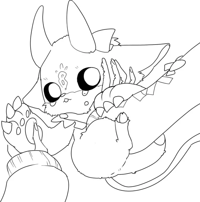 でびちゃん描いたらなんかえっちな感じになっちゃったシリーズ 