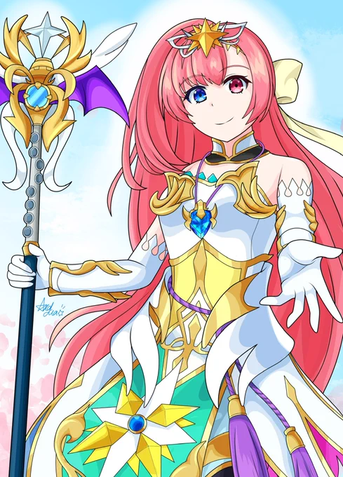 #今月描いた絵を晒そうついでにサブ垢に上げたモンストキャラのイラストも載せておきます!浴衣姿のネオは意外と好評をもらえたみたいですね(*¯ω¯*) 