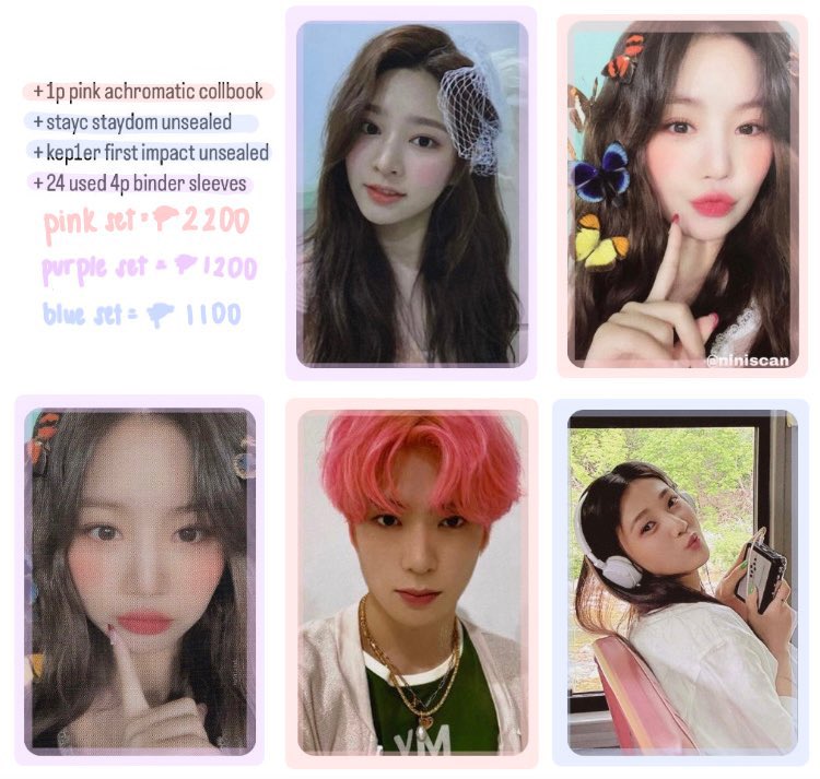 idalzone's tweet photo. wts lfb ph

random pc sets
♡ dop nego 
⊹ rbyt https://t.co/x04f5N9yHL
✧ see notes in reply for other info

↪︎ soojin nabi mihwadang ktown4u minju secret time joy hello cassette headphones jaehyun departure https://t.co/oYf2uZ1Oep