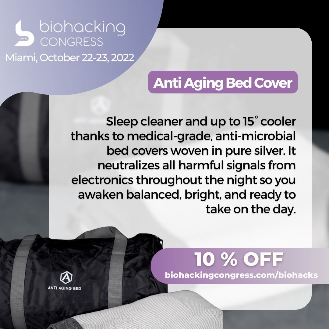 BiohackCongress's tweet photo. @antiagingbed as a Platinum Partner of the #BiohackingCongress in #Miami on October 22-23, 2022

🎯Join us and get your Ticket “Onsite Admission” with 80% OFF:
🔜 https://t.co/yPYMwUl9Gd

And  Ticket “VIP Admission” with 30%OFF:
🔜  https://t.co/C1U8ET4Kmm https://t.co/la1veczzf9