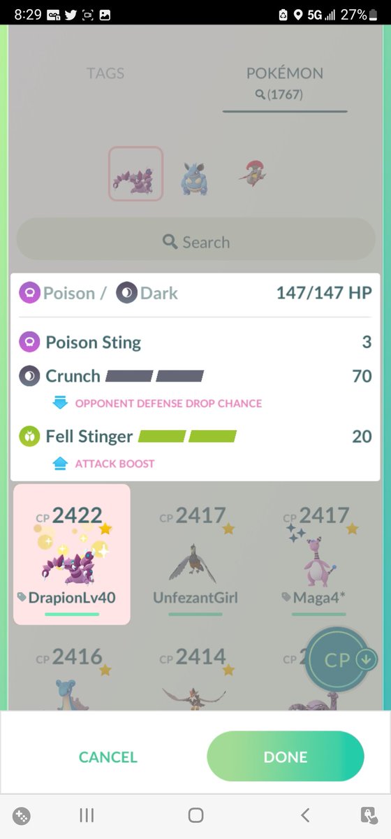 josephcup18's tweet photo. #pokemon suggestions on how to run this Pokemon #2500cp #UltraLeague https://t.co/FmizbFDbUH