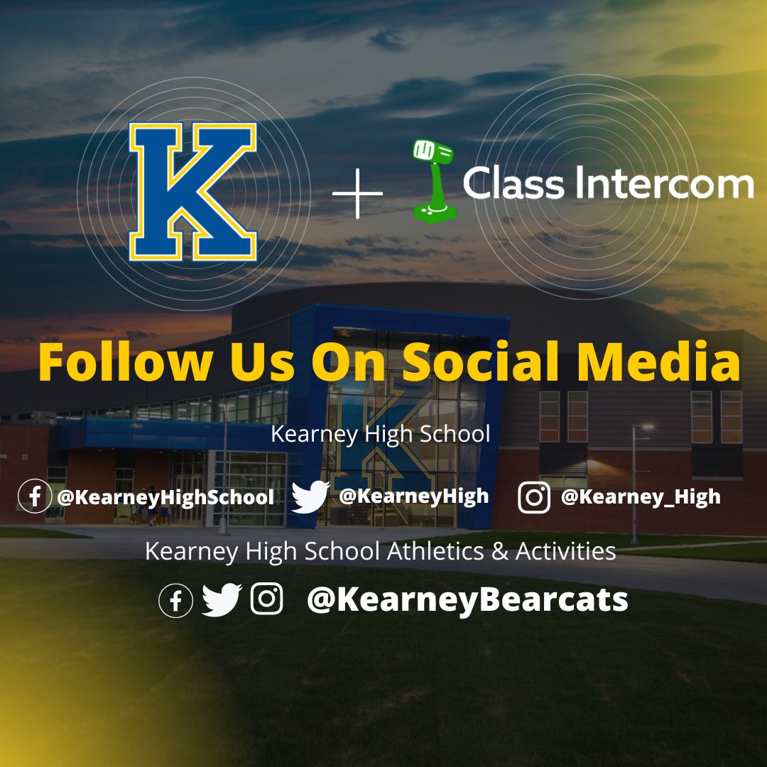 KearneyBearcats's tweet photo. 📣We are Bree, Violet, Avery, and Mitchell, and we are the new Kearney High social media interns!📣 This year, we will share frequent updates about academics, activities, & athletics at KHS through @classintercom! #hypecrew #bekind #kearneyhigh #khs #bearcatnation #khs2022 https://t.co/dfeWrbMPL0