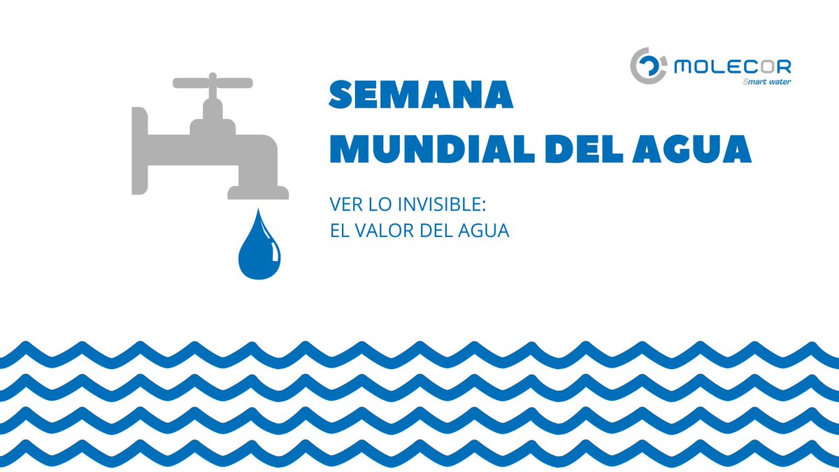 Molecor's tweet photo. Hasta el 1 de septiembre se celebra la #SemanaMundialdelAgua 💧,World Water Week. 

En #Molecor trabajamos para que el #agua sea segura, aceptable y asequible para todas las personas 🤝🚰💙. https://t.co/UYbBUs9kIs