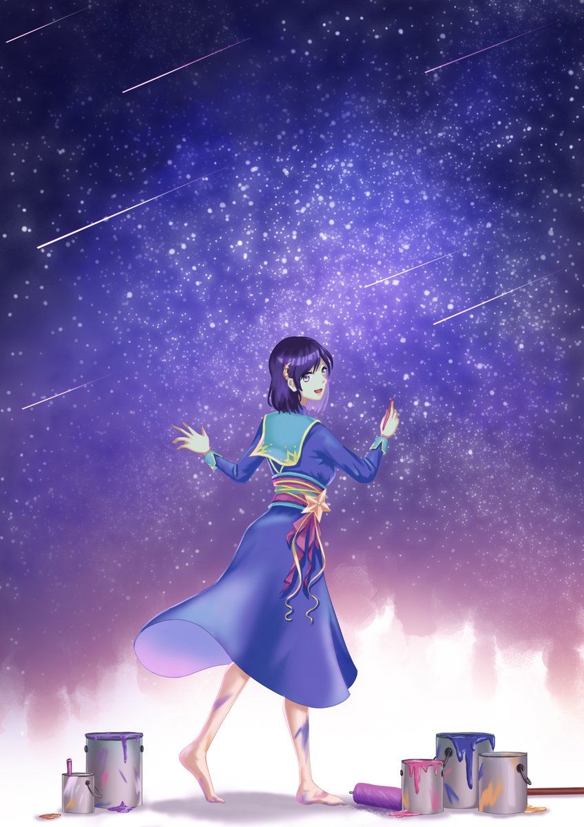 Aski_4293's tweet photo. 描绘星空。

#art #artwork #starrystar #描く #星空 #original #illustration https://t.co/qru4jM8Fap