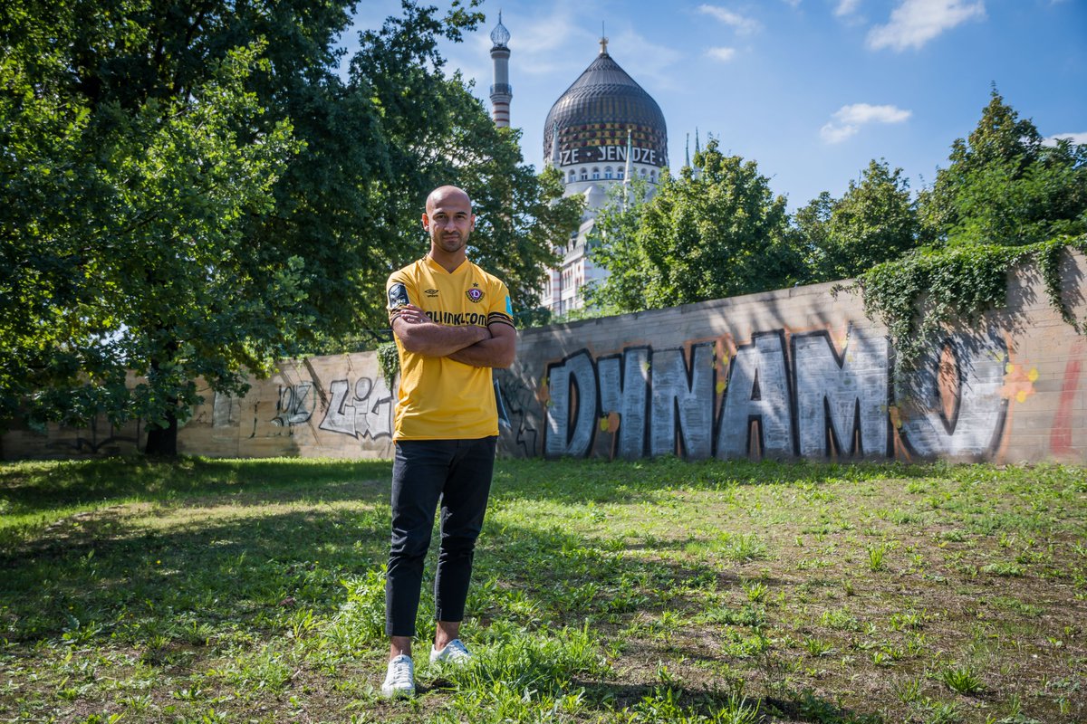 DynamoDresden's tweet photo. Akaki #Gogia kehrt zur SGD zurück! 🖤💛 Der 30-jährige Offensivallrounder unterschreibt einen Vertrag bis zum 30. Juni 2024 in „Elbflorenz“. Herzlich willkommen zurück, „Andy“. 👋🏼 Alle Infos 👉🏼 https://t.co/Og9S86rQlz #sgd1953 https://t.co/u1wnJTXw7r