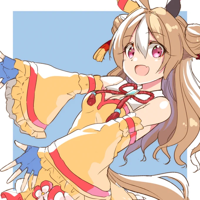 落書きコパコパ#ウマ娘#コパノリッキー 