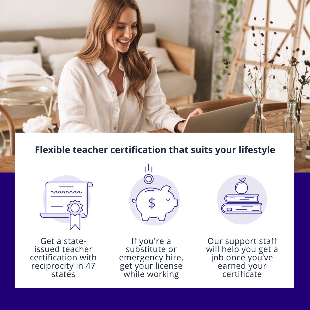 Become a teacher through our flexible, affordable, and state-approved teacher certification program.

We are still accepting applicants to our September cohort!

klassroom.com/pages/teacher-…