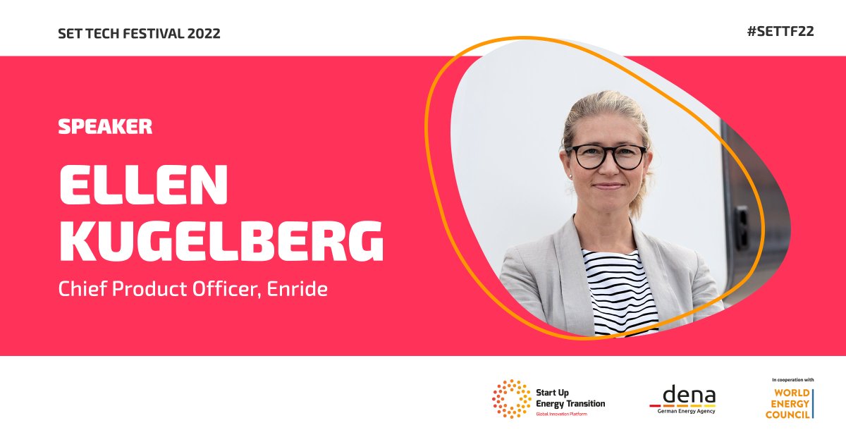 StartUpGET's tweet photo. Thrilled to be in the company of #greentech expert, Ellen Kugelberg, Chief Product Officer at Einride (#SET19 winner) & catch up on her #SuccessStory✨
📅Join the #SETTF22 on 20.09, to hear Ellen's insights on decarbonising #supplychains. Get your pass👉 https://t.co/kToz6GfQtq https://t.co/XiogdAWEwA