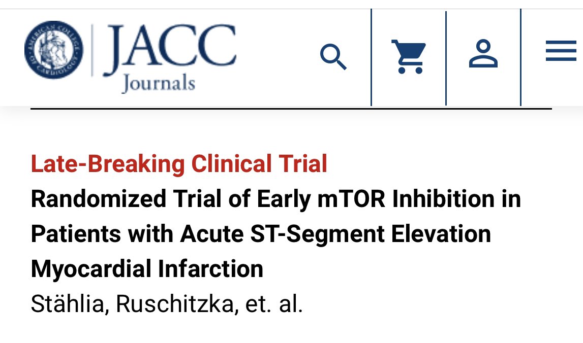 Christian Jung (@cjungmd) on Twitter photo Breaking news from #ESCCongress2022: just presented by <a href="/BarbaraStahli/">Barbara Stähli</a> and published #SimPub in <a href="/JACCJournals/">JACC Journals</a> ➡️ CLEVER-ACS trial - no benefit of everolimus following #STEMI in this multi-center RCT <a href="/UniklinikDUS/">Uniklinik Düsseldorf</a> <a href="/Unispital_USZ/">Unispital_USZ</a> <a href="/TomLuscher/">CardioTomLuscher</a> <a href="/FRuschitzka/">Frank Ruschitzka</a> #Cardiotwitter Breaking news from #ESCCongress2022: just presented by <a href="/BarbaraStahli/">Barbara Stähli</a> and published #SimPub in <a href="/JACCJournals/">JACC Journals</a> ➡️ CLEVER-ACS trial - no benefit of everolimus following #STEMI in this multi-center RCT <a href="/UniklinikDUS/">Uniklinik Düsseldorf</a> <a href="/Unispital_USZ/">Unispital_USZ</a> <a href="/TomLuscher/">CardioTomLuscher</a> <a href="/FRuschitzka/">Frank Ruschitzka</a> #Cardiotwitter