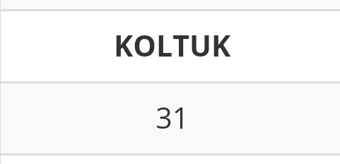 derin hesaplamalar sonucu cam birlesme yerine denk gelmesin diye aldıgım koltuk