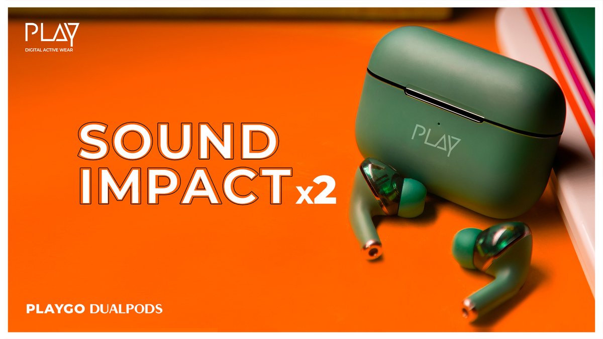 playonsocial_'s tweet photo. Step up your sound game with PLAYGO DUALPODS, a dual-driver TWS featuring Enhanced Bass Extra Loud sound.
Buy Now https://t.co/e4eGVh4Xsp
#PLAYGODUALPODS #PLAYLoud #DUALDrivers #EBEL #TWS #MusicHead #SoundLovers #BassLovers #WorldOfPLAY #IPLAYMyWay #WirelessEarbuds https://t.co/W2EzO4yQgP