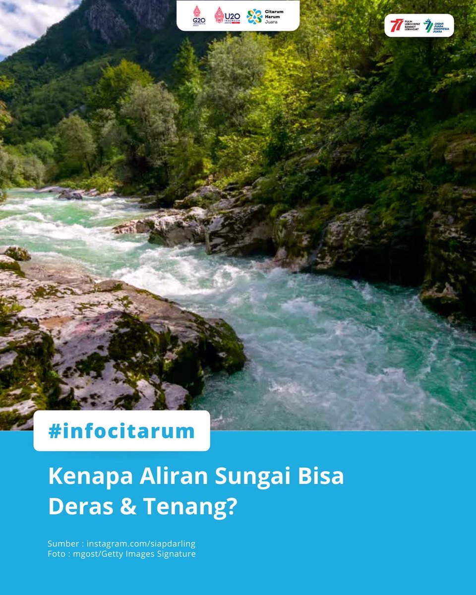 SatgasCitarum's tweet photo. Kenapa Aliran Sungai Bisa Deras & Tenang? π§
Hal tersebut dilihat dari hal-hal berikut:
- Curah Hujan
- Topografi
- Vegetasi
#arussungai #aliransungai #dascitarum #JabarJuara #JabarJuaraLahirBatin #RidwanKamil #UuRuzhanulUlum #citarumharum #sungaicitarum #citarumharumjuara https://t.co/NhWEua67Zc