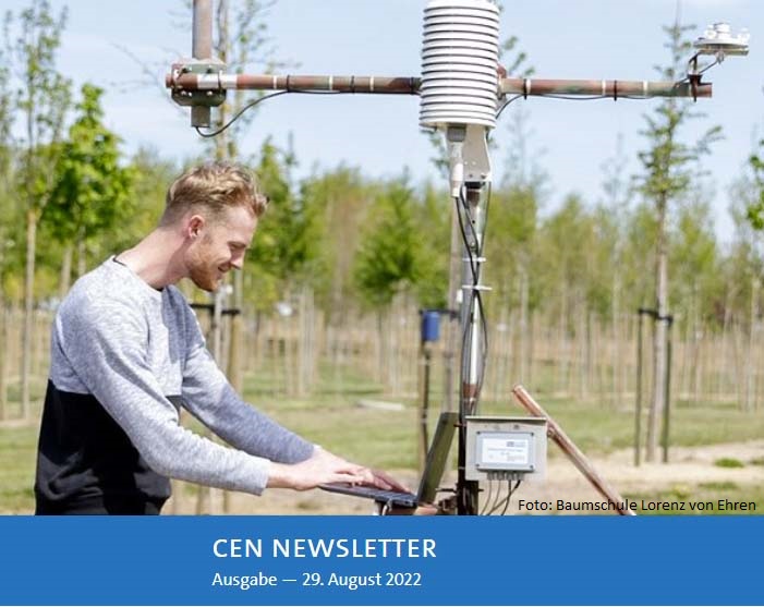 Heute ganz frisch: Der neue CEN Newsletter! Zum Beispiel mit einem Beitrag von Alexander Schütt, der erforscht, wie wir Hamburgs Straßenbäume erhalten können. Unten im Newsletter findet Ihr den Link zum Abonnieren. nl.uni-hamburg.de/newsletter-120… <a href="/unihh/">Universität Hamburg</a> <a href="/UHHMIN/">UHH - MIN-Fakultät</a> <a href="/BaumschuleL/">Baumschule LvE</a>