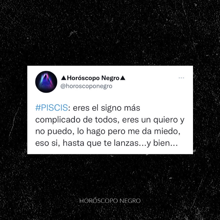 Así somos y así hay que querernos... ✨ #piscis #horoscoponegro